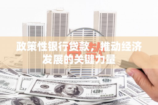 二七政策性银行贷款，推动经济发展的关键力量
