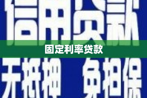 二七固定利率贷款