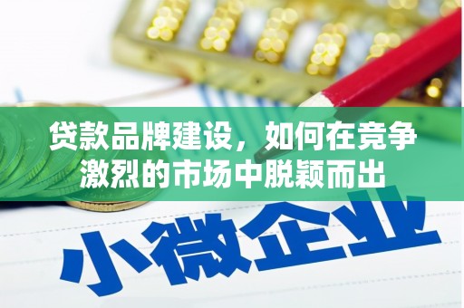 二七贷款品牌建设，如何在竞争激烈的市场中脱颖而出