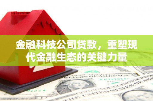 二七金融科技公司贷款，重塑现代金融生态的关键力量