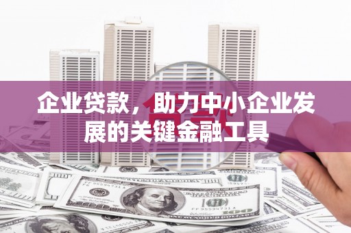 二七企业贷款，助力中小企业发展的关键金融工具