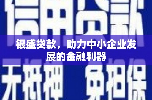 二七银盛贷款，助力中小企业发展的金融利器