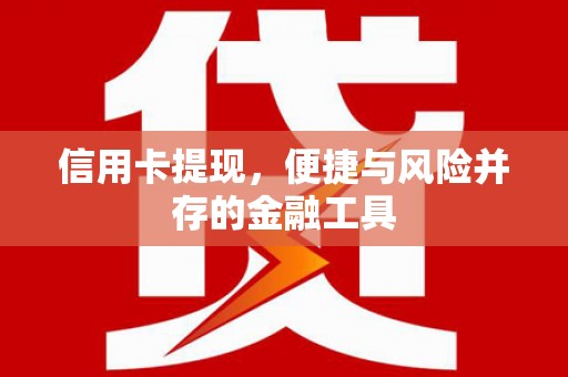 二七信用卡提现，便捷与风险并存的金融工具