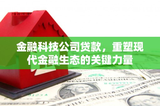 二七金融科技公司贷款，重塑现代金融生态的关键力量