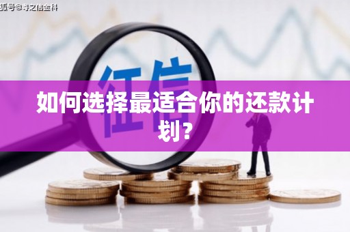 二七如何选择最适合你的还款计划？